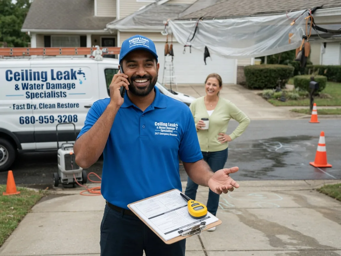 Ceiling Leak Cleanup Canyon Country, CA FAQs